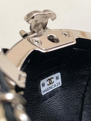 Chanel AS5013 Evening Sphere Minaudiere Strass & Black Metal Black - Default Title - View 9