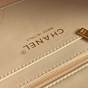 Chanel AS5176 Flap Bag 24K Lambskin Apricot - Default Title - View 5