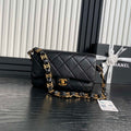 Chanel AS5176 Flap Bag 24K   Black - Default Title - View 1