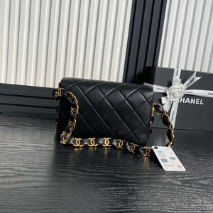 Chanel AS5176 Flap Bag 24K   Black - Default Title - View 2