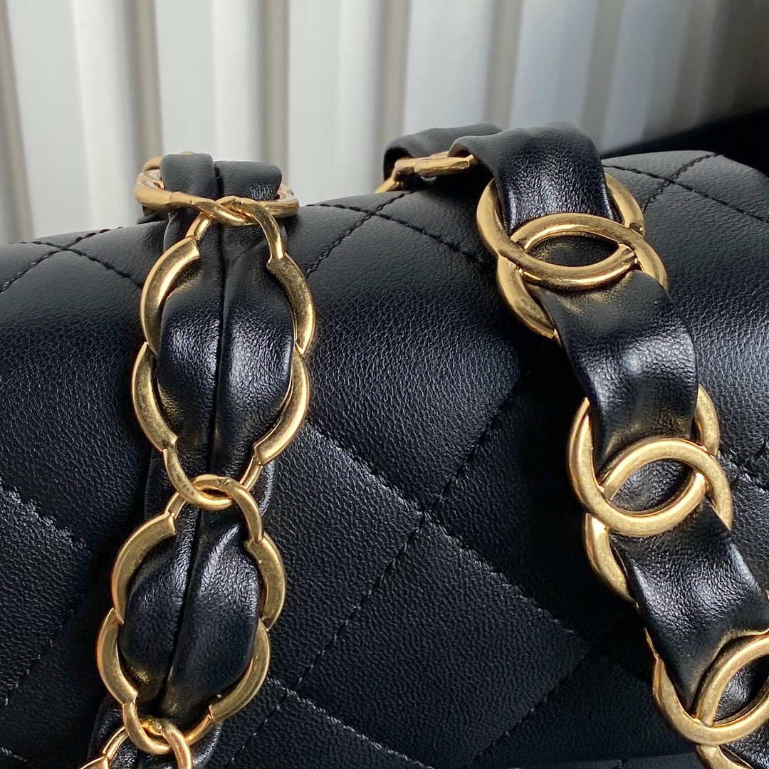 Chanel AS5176 Flap Bag 24K   Black - Default Title - View 4