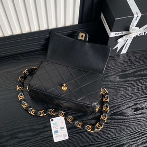 Chanel AS5176 Flap Bag 24K   Black - Default Title - View 7