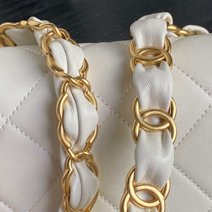 Chanel AS5176 Flap Bag 24K Lambskin White - Default Title - View 4
