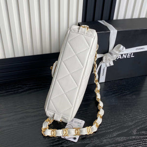 Chanel AS5176 Flap Bag 24K Lambskin White - Default Title - View 6