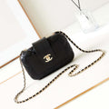 Chanel AS5178 Evening Chain Bag Lambskin Gold-Tone Metal Black - Default Title - View 1