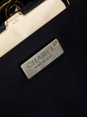 Chanel AS5178 Evening Chain Bag Lambskin Gold-Tone Metal Black - Default Title - View 8