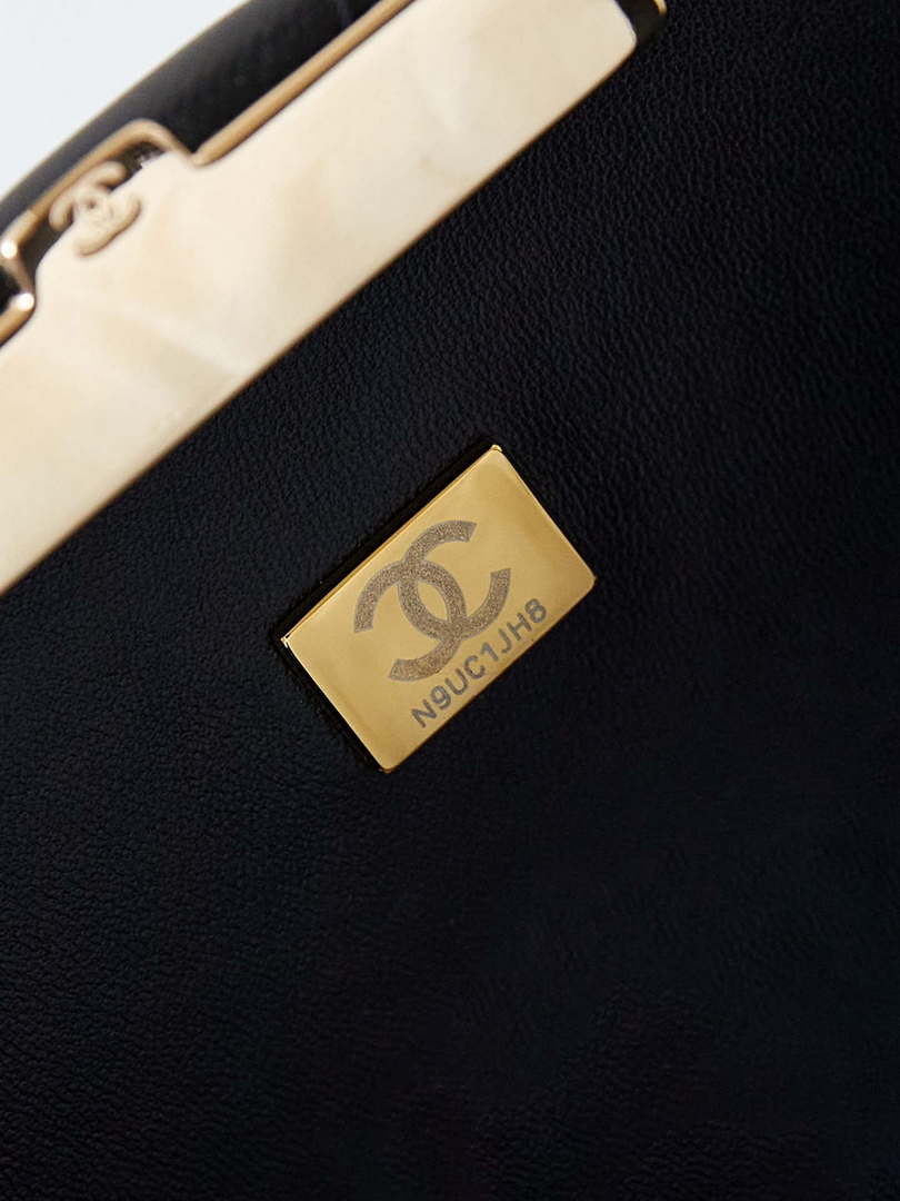 Chanel AS5178 Evening Chain Bag Lambskin Gold-Tone Metal Black