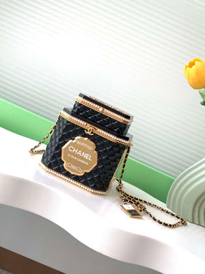 Chanel AS4954 Evening Small box tea can Black - Default Title - View 1