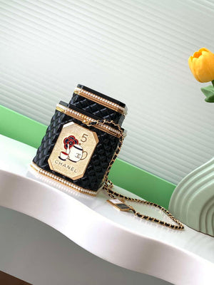 Chanel AS4954 Evening Small box tea can Black - Default Title - View 2