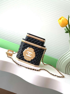 Chanel AS4954 Evening Small box tea can Black - Default Title - View 3