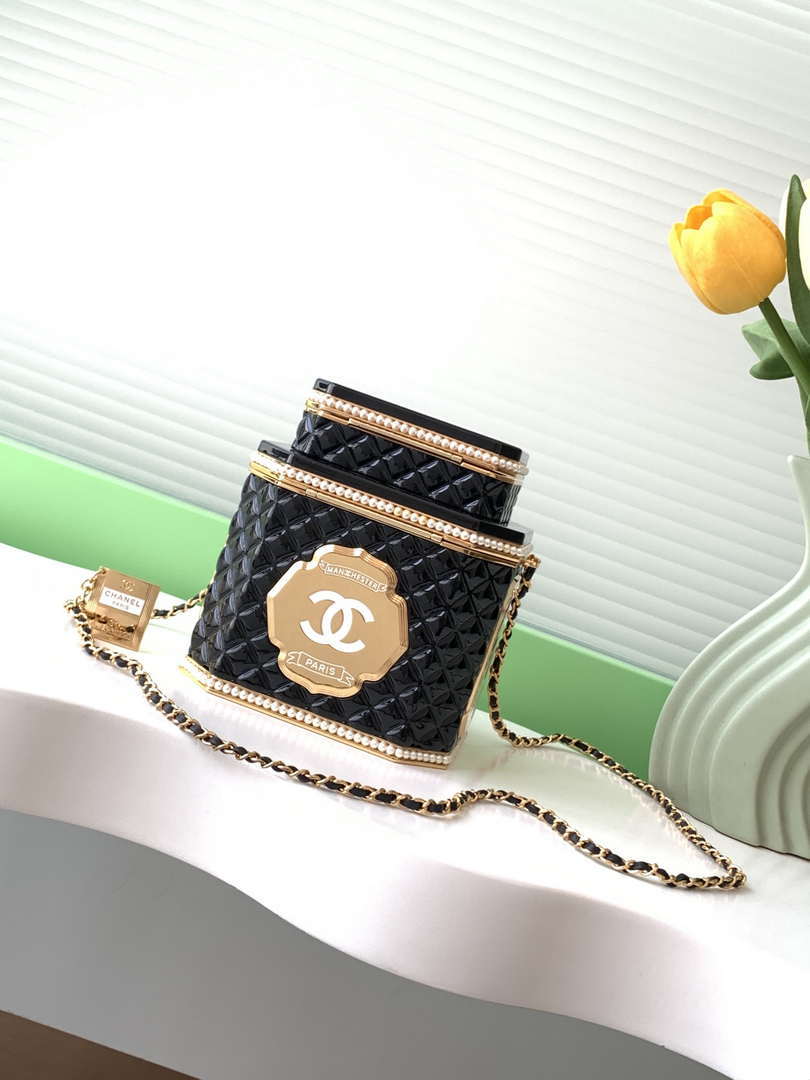 Chanel AS4954 Evening Small box tea can Black - Default Title - View 3