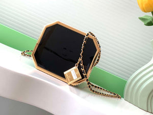 Chanel AS4954 Evening Small box tea can Black - Default Title - View 4