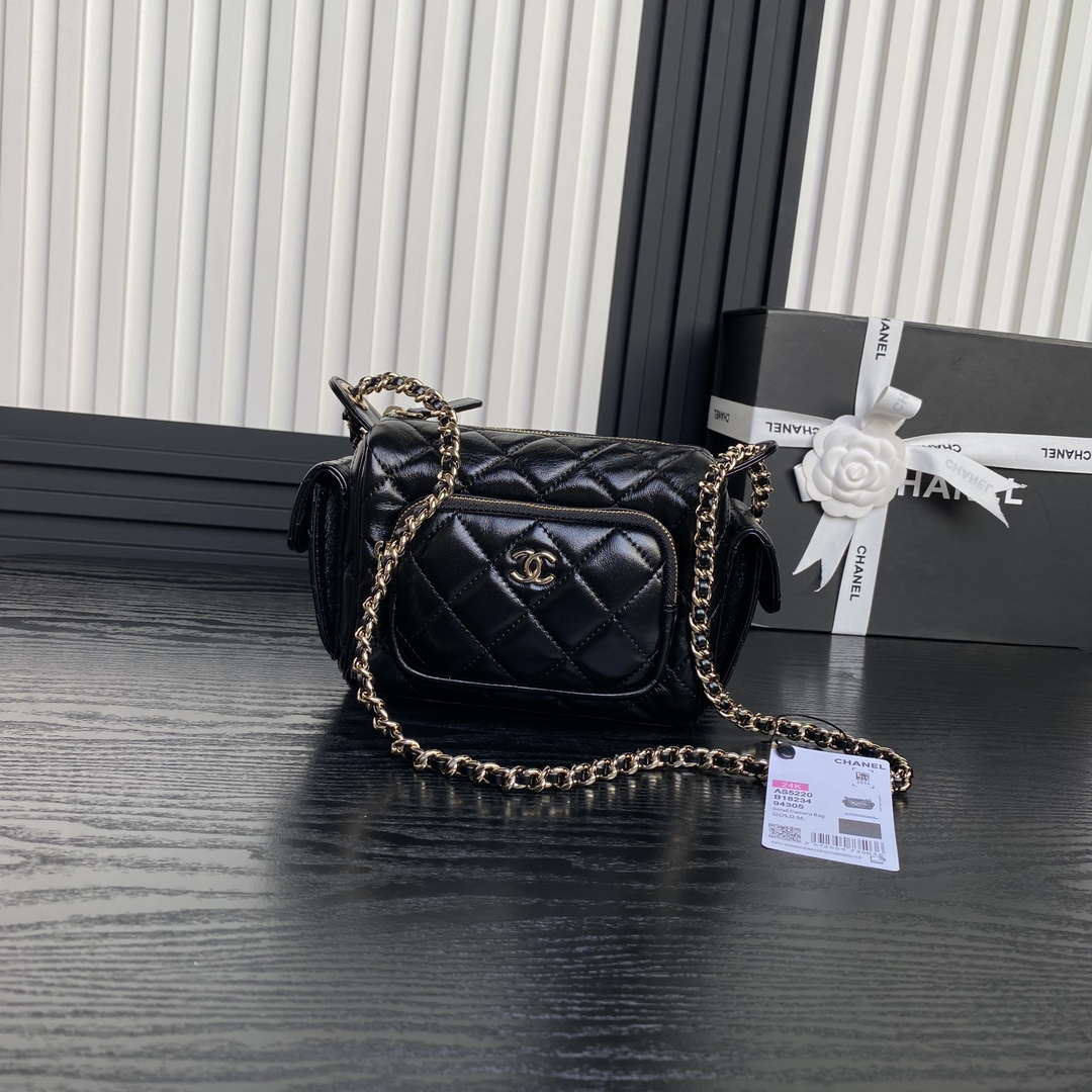 Chanel AS5220 Small Camera Case Bag Black - Default Title - View 1