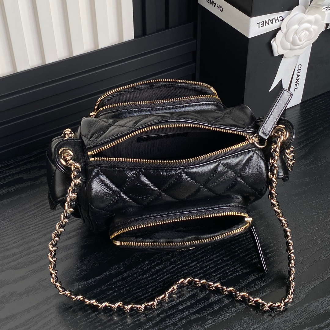 Chanel AS5220 Small Camera Case Bag Black - Default Title - View 7