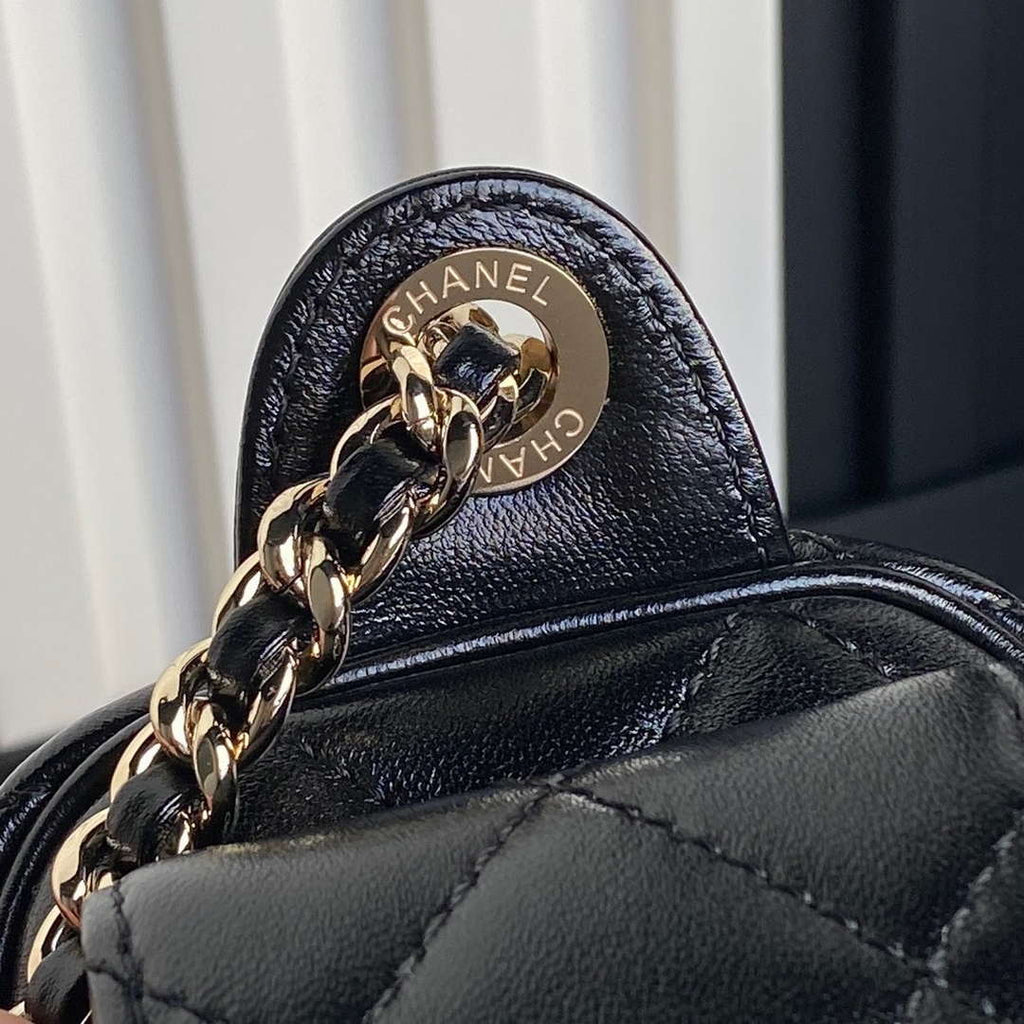 Chanel AS5220 Small Camera Case Bag Black