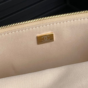 Chanel AS5222 Vanity Case Shiny Crumpled Lambskin & Gold-Tone Metal Apricot - Default Title - View 9