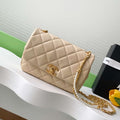 Chanel AS5253 Mini Flap Handbag Lambskin Apricot - Default Title - View 1