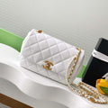 Chanel AS5253 Mini Flap Handbag Lambskin White - Default Title - View 1