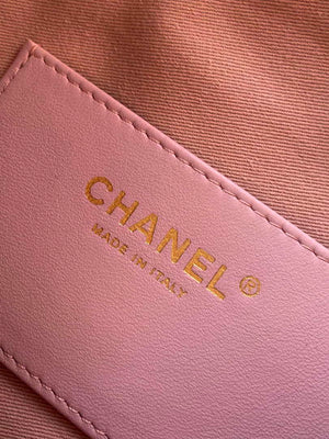 Chanel AS5293 Small Hobo Calfskin & Gold-Tone Metal Pink - Default Title - View 9