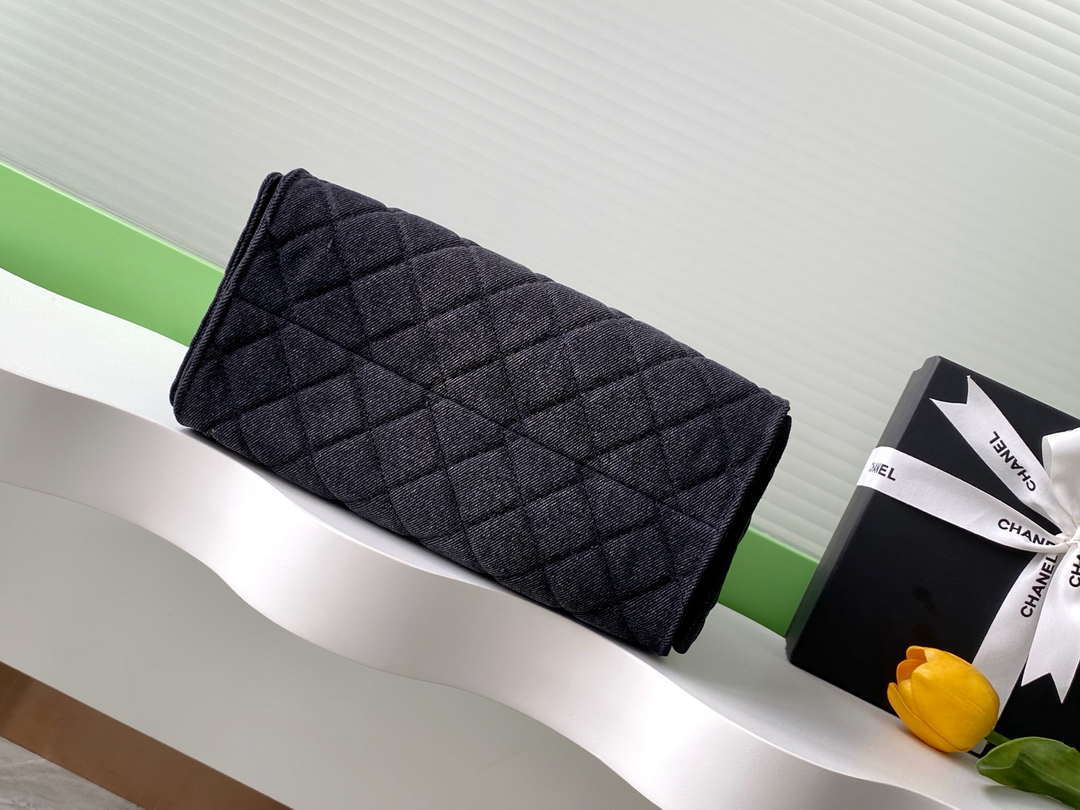 Chanel AS5293 Small Hobo Canvas & Gold-Tone Metal Black - Default Title - View 4