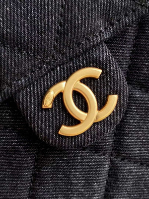 Chanel AS5293 Small Hobo Canvas & Gold-Tone Metal Black - Default Title - View 6