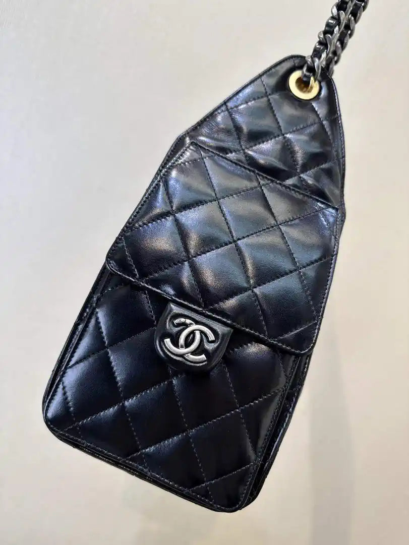 Chanel AS5293 Small Hobo Lambskin & Gold-Tone Metal Light Gold