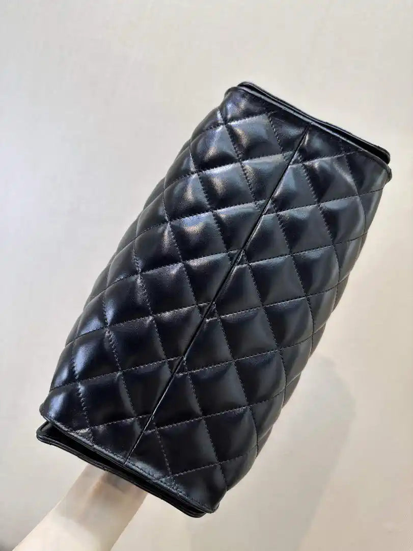 Chanel AS5293 Small Hobo Lambskin & Gold-Tone Metal Light Gold