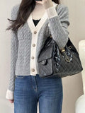 Chanel AS5293 Small Hobo Lambskin & Gold-Tone Metal Light Gold