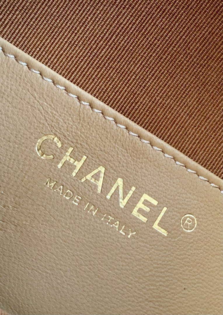 Chanel AS5293 Small Hobo Suede & Gold-Tone Metal Earthy Yellow - Default Title - View 9