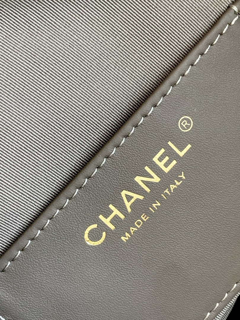 Chanel AS5293 Small Hobo Suede & Gold-Tone Metal Brown