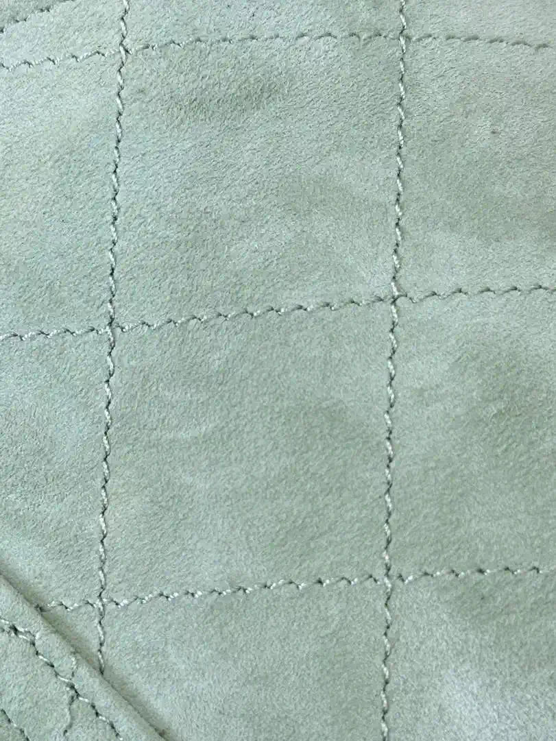 Chanel AS5293 Small Hobo Suede & Gold-Tone Metal Green