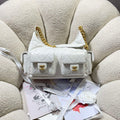 Chanel AS5302 Hobo Shiny Lambskin & Gold-Tone Metal White - Default Title - View 1