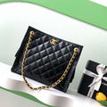 Chanel AS5303 Hobo Lambskin & Gold-Tone Metal Black - Default Title - View 1