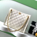 Chanel AS5303 Hobo Lambskin & Gold-Tone Metal White - Default Title - View 1