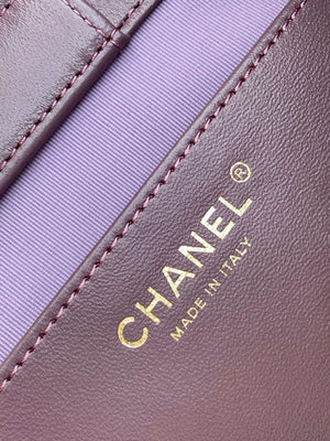 Chanel AS5303 Hobo Suede & Gold-Tone Metal Light Purple - Default Title - View 10