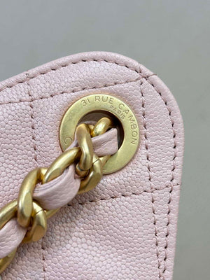 Chanel AS5311 Large Hobo Shiny Calfskin & Gold-Tone Metal Pink - Default Title - View 4