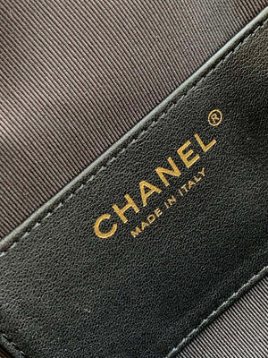 Chanel AS5311 Large Hobo Shiny Lambskin & Gold-Tone Metal Black - Default Title - View 3