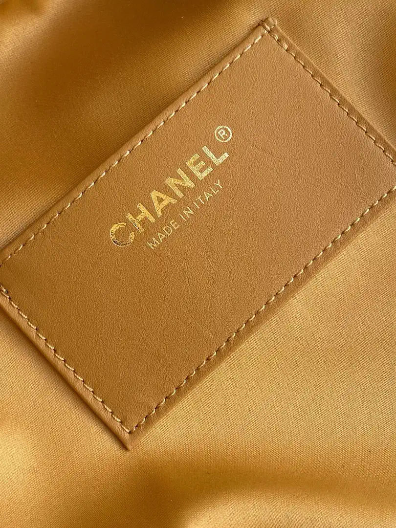 Chanel AS5311 Large Hobo Suede & Gold-Tone Metal Camel