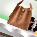 Chanel AS5311 Large Hobo Suede & Gold-Tone Metal Earthy Yellow - Default Title - View 1