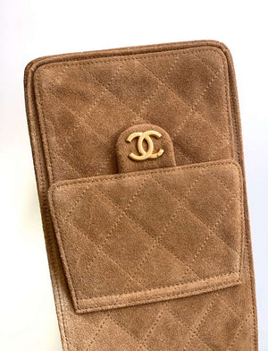 Chanel AS5311 Large Hobo Suede & Gold-Tone Metal Earthy Yellow - Default Title - View 6