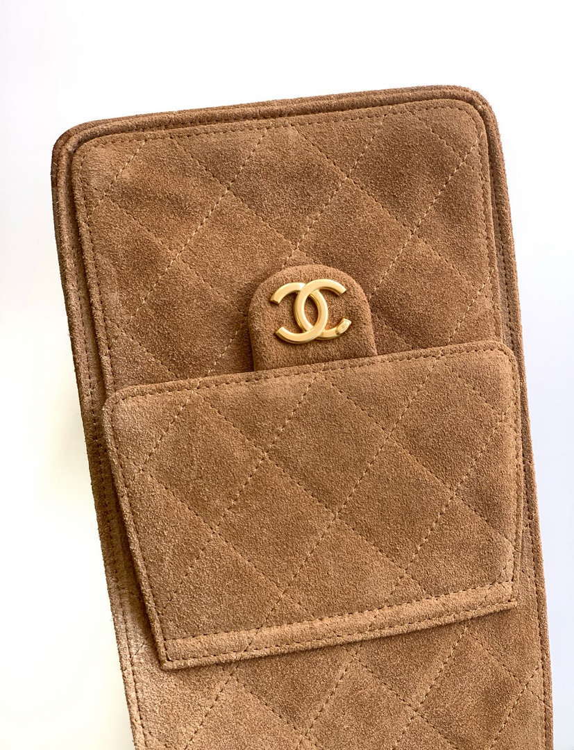 Chanel AS5311 Large Hobo Suede & Gold-Tone Metal Earthy Yellow - Default Title - View 6