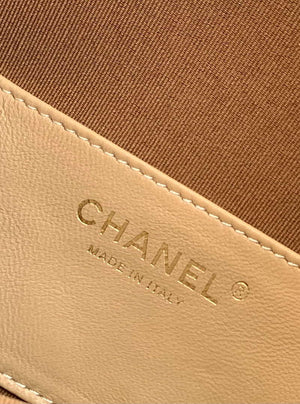 Chanel AS5311 Large Hobo Suede & Gold-Tone Metal Earthy Yellow - Default Title - View 9
