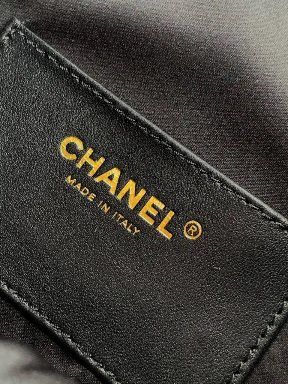 Chanel AS5311 Large Hobo Tweed & Gold-Tone Metal Dark Blue