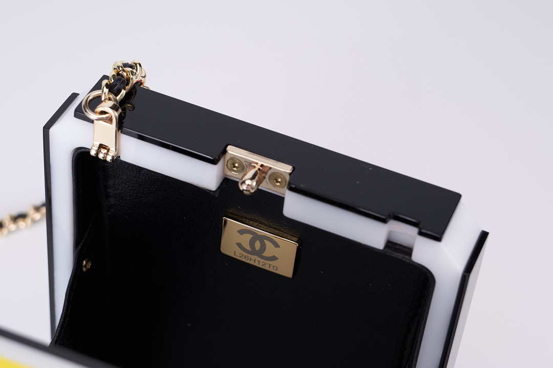 Chanel AS5341 Evening Bag Plexi Enamel & Gold-Tone Metal Multicolor - Default Title - View 7
