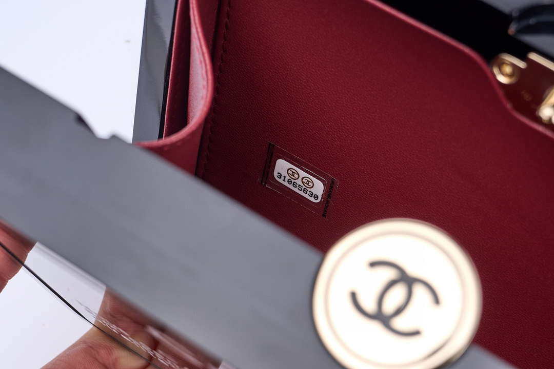Chanel AS5341 Evening Bag Plexi Enamel Limited Edition Box Bag