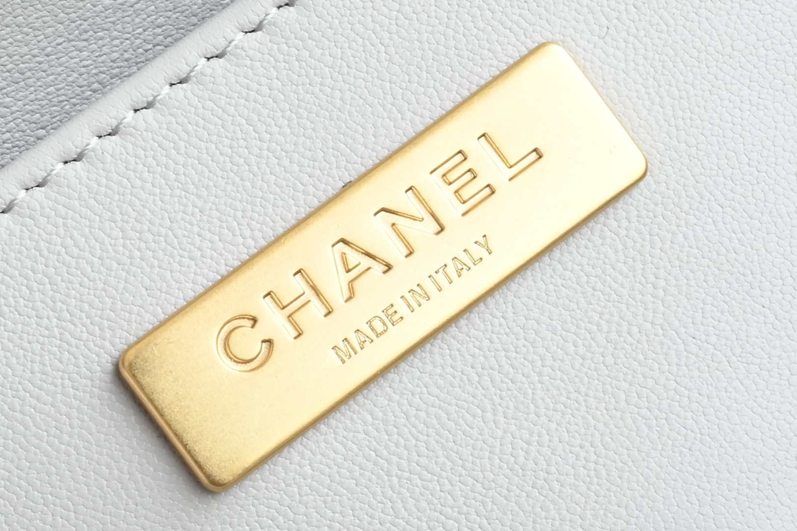 Chanel 25SS AS5354 Mini Flap Bag with Top Handle Lambskin Gray - Default Title - View 8
