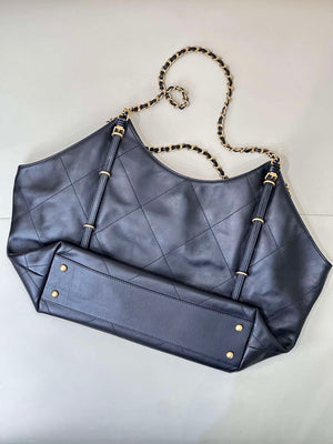 Chanel AS5466 25SS Large Shopping Bag  Calfskin & Gold-Tone Metal  Black - Default Title - View 10