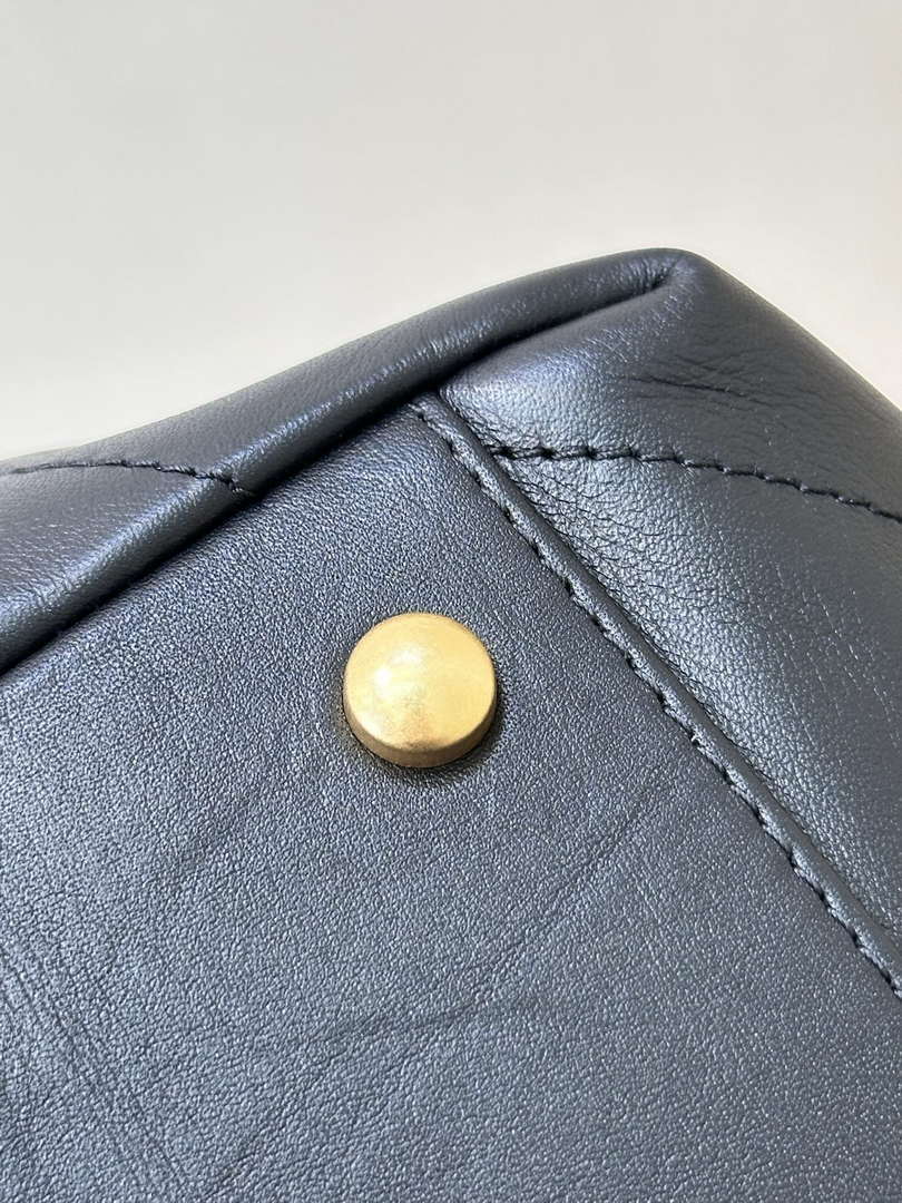 Chanel AS5466 25SS Large Shopping Bag  Calfskin & Gold-Tone Metal  Black