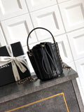 Chanel AS5486 Mini Bucket Bag Lambskin & Gold-Tone Metal Black