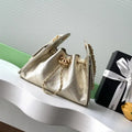 Chanel AS5631 Mini Hobo Calfskin & Gold-Tone Metal Gold